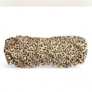 Hollister Leopard Print Bandeau Swim Top
